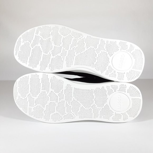 LUSSO CLOUD GURU SHERP MEN'S SHOES SIZE 11 IN JET BLACK WAFFLE / LILY WHITE BNIB - Picture 6 of 16